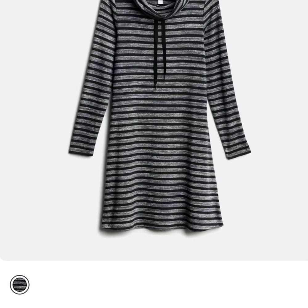 Striped Gray Dress